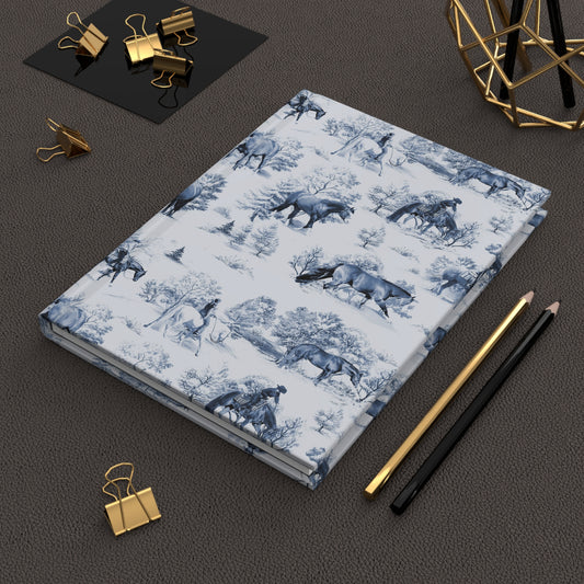 Toile Elegant Equestrian Hardcover Journal