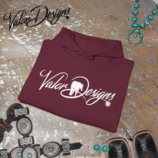 Valor Designs Logo Unisex Heavy Blend™ Hooded Sweatshirt