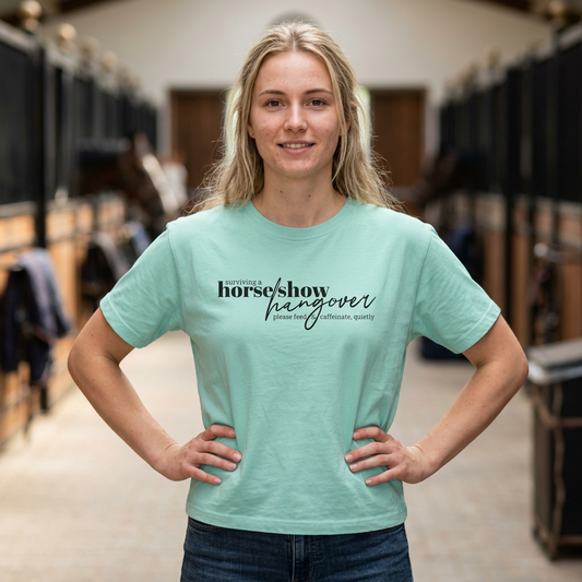 Horse Show Hangover Women's Boxy Tee