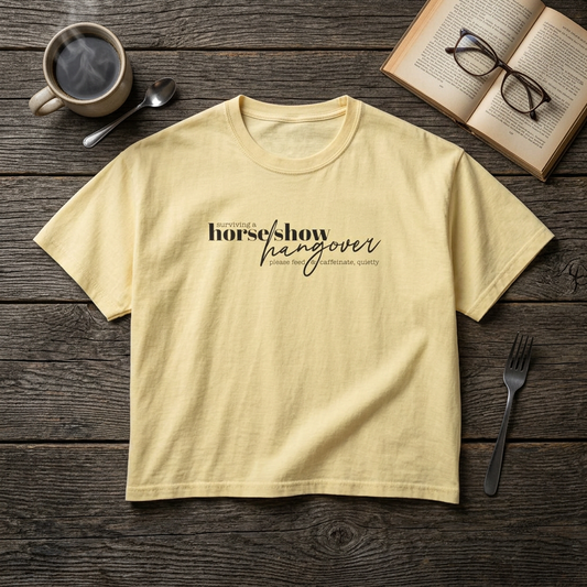 Horse Show Hangover Women's Boxy Tee