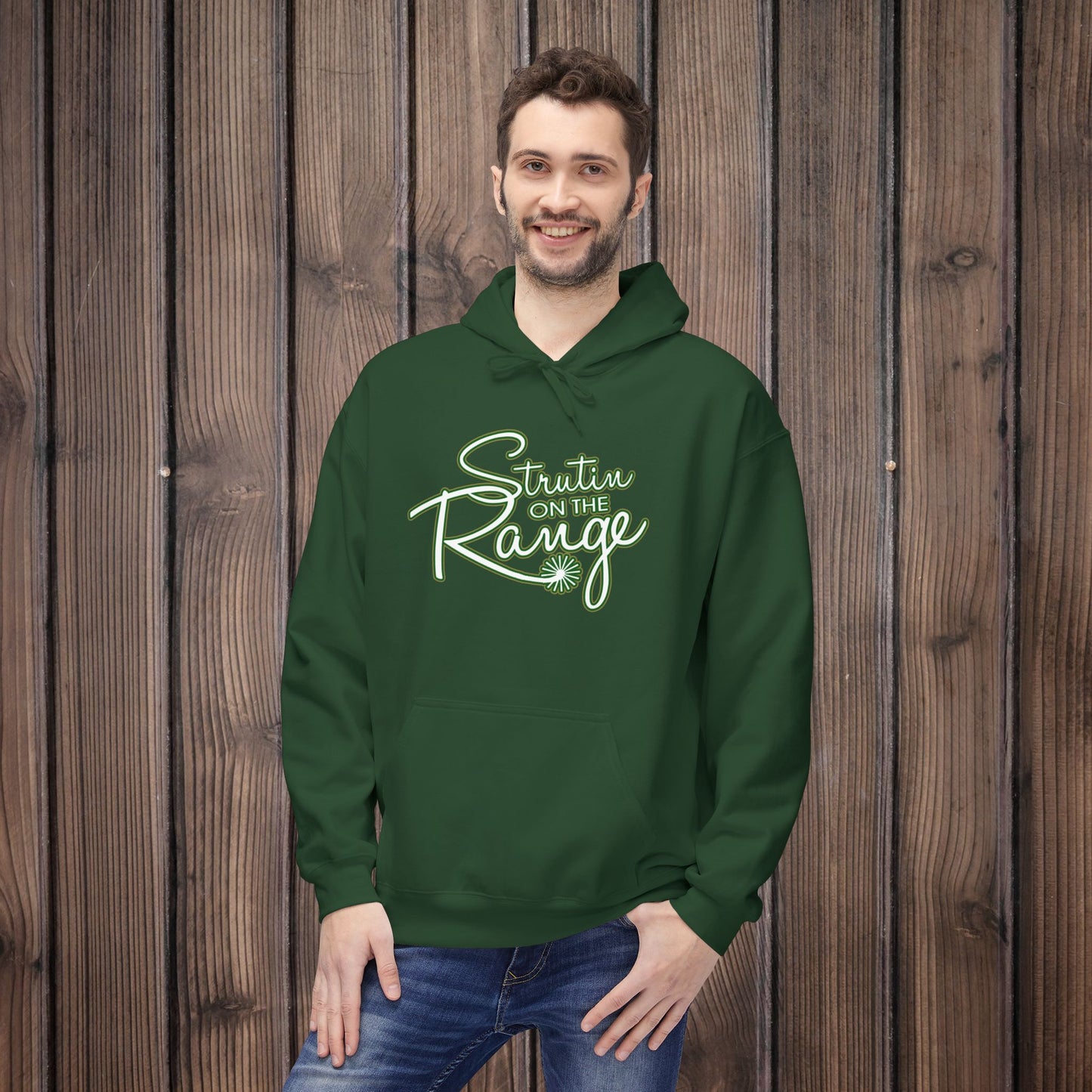 Stuttin on The Range Midweight Hoodie