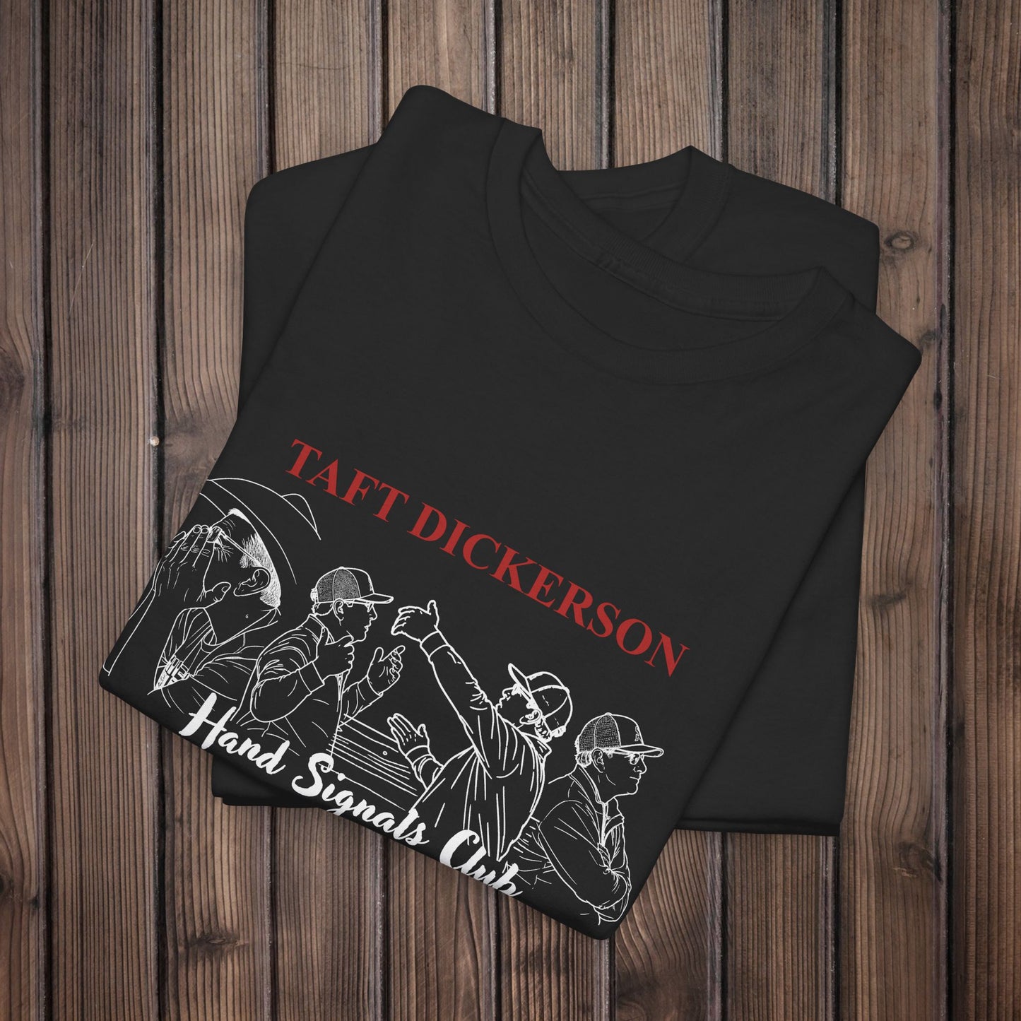Taft Dickerson Hand Signal Club Unisex Heavy Cotton Tee (Inclusive Sizing)
