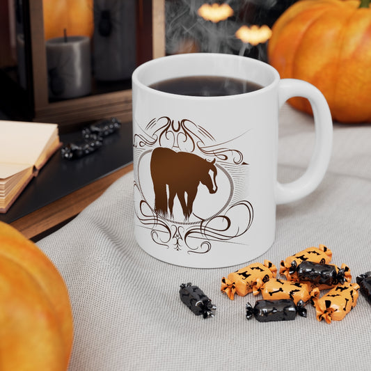 Pretty Horse Ceramic Mug 11oz