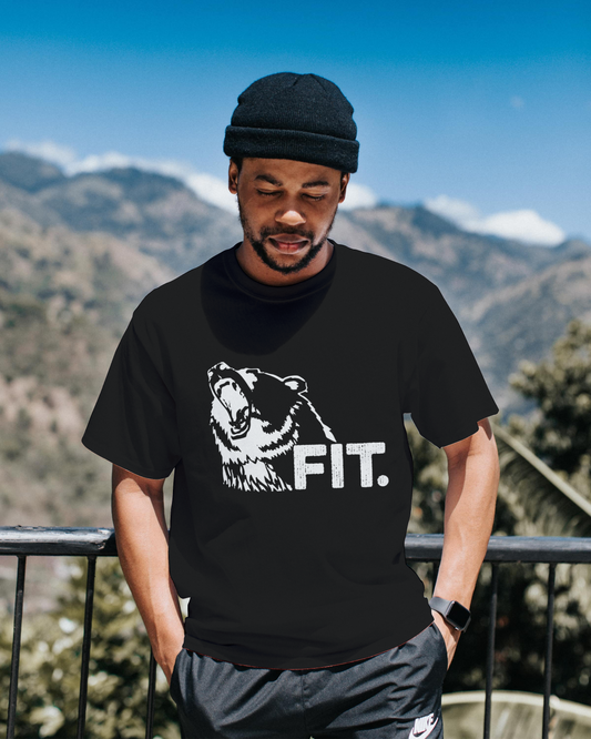 Bear Fit Men's Jersey Short Sleeve Tee