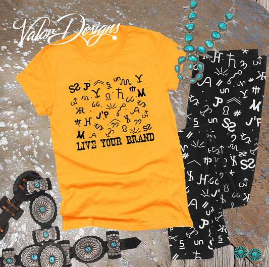 Live Your Brand Unisex Short Sleeve Tee