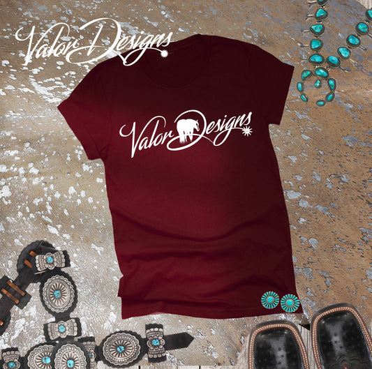 Valor Designs Logo Unisex Cotton Tee