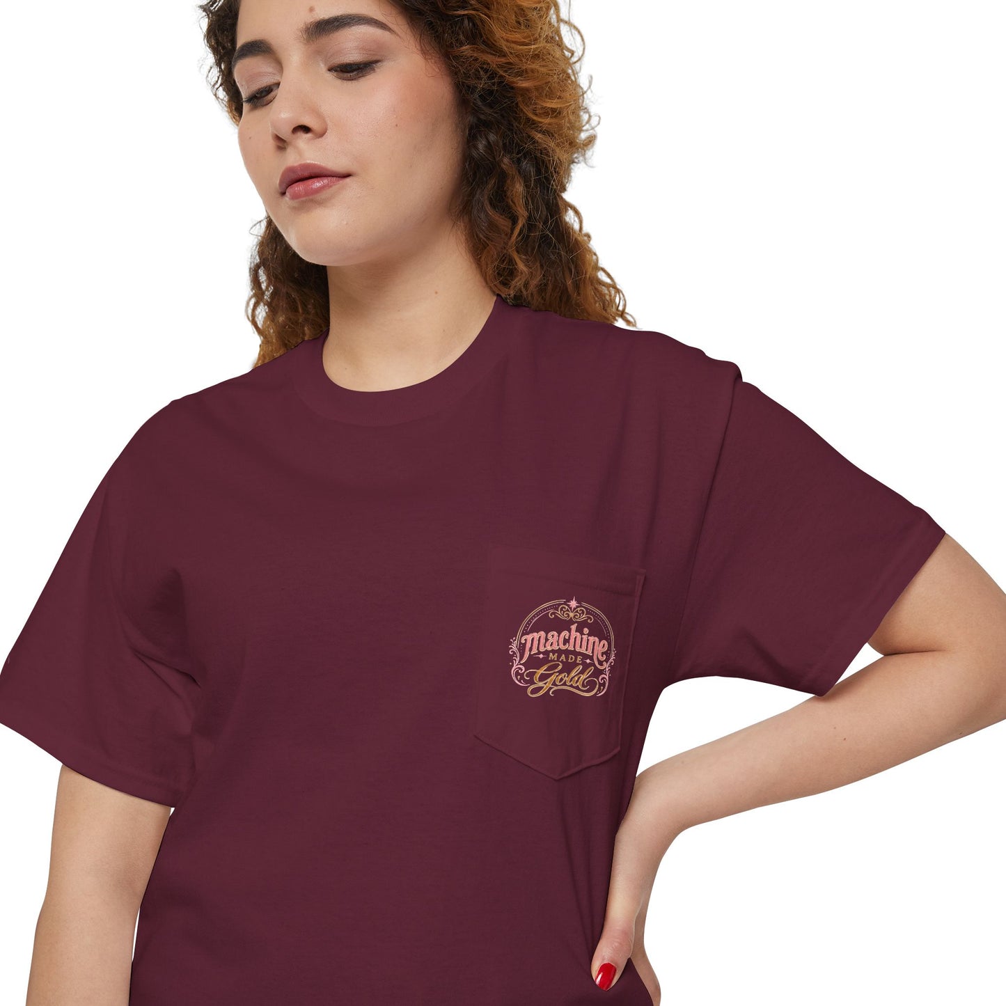 Machine Made Gold Pocket Tee