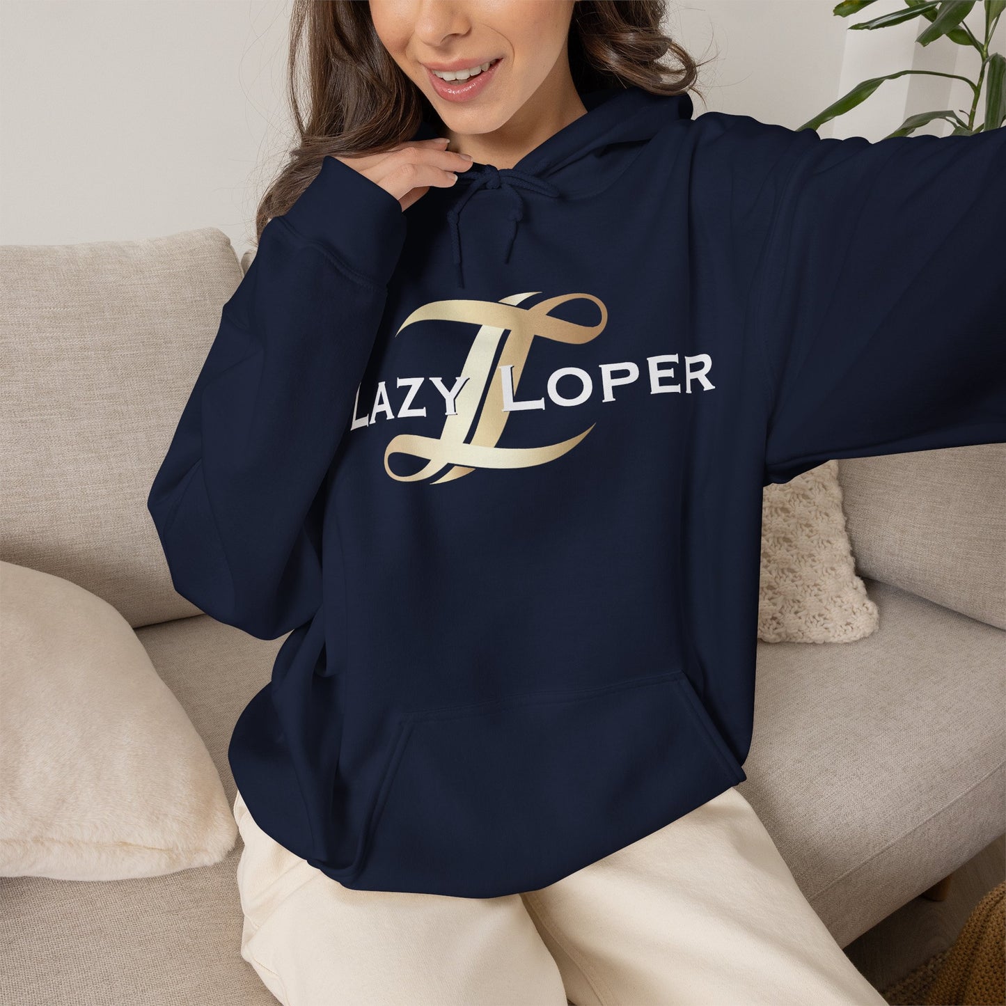 Lazy Loper Logo Unisex Heavy Blend™ Hooded Sweatshirt
