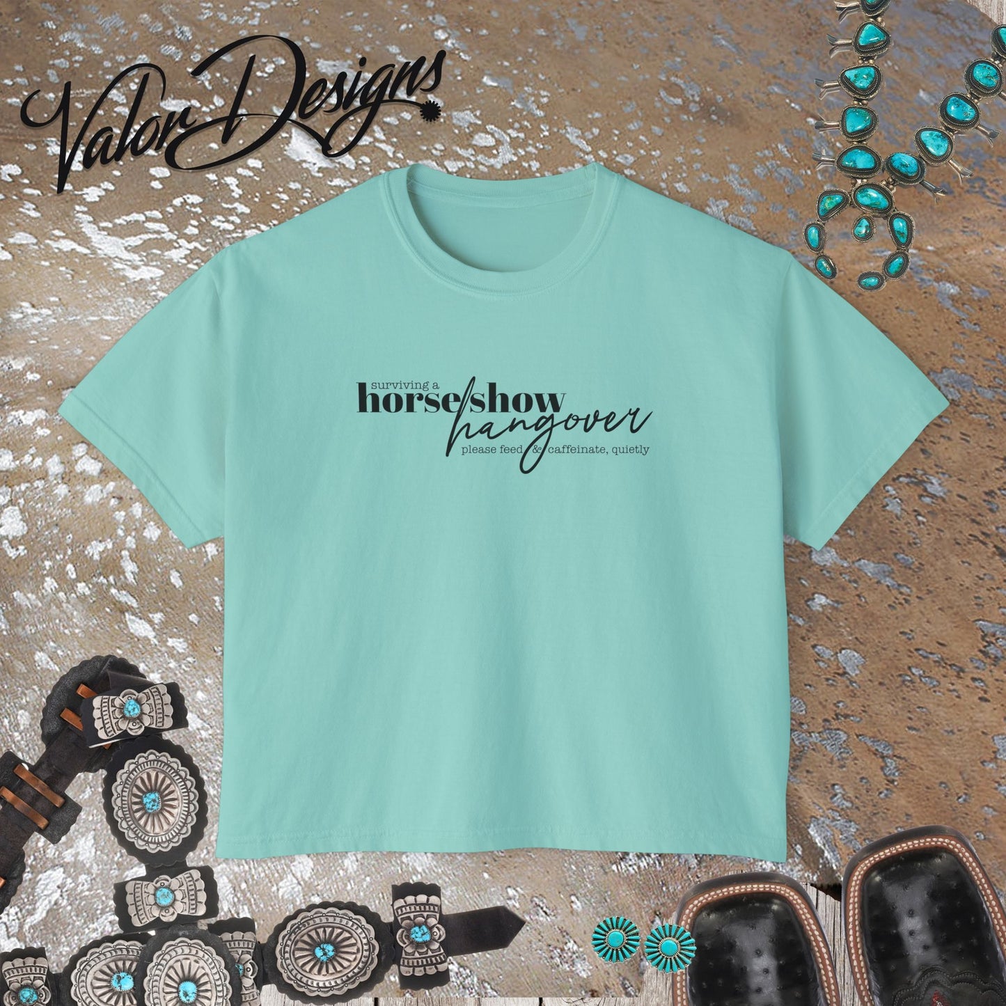 Horse Show Hangover Women's Boxy Tee