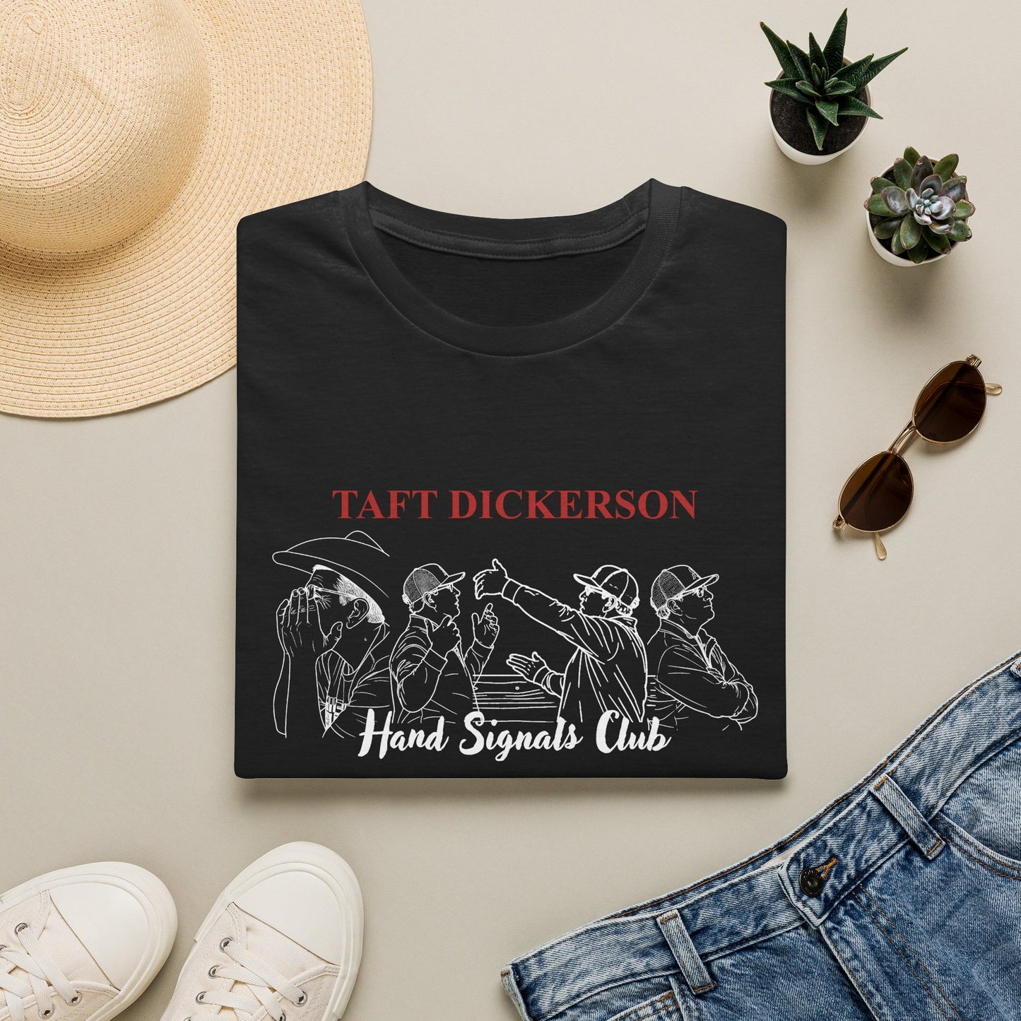 Taft Dickerson Hand Signal Club Unisex Softstyle T-Shirt