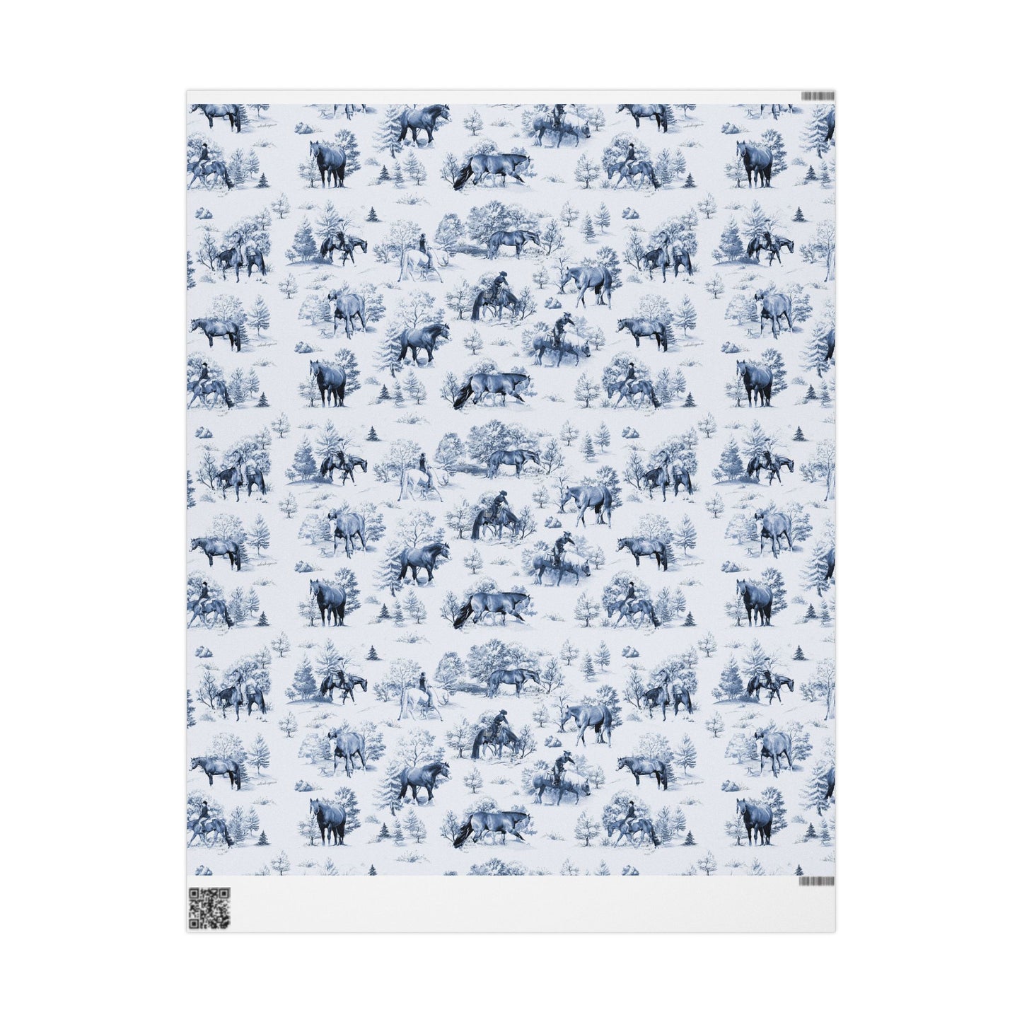 Toile Show Horse Wrapping Papers