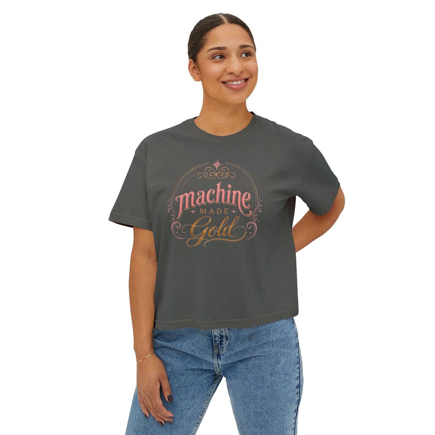 Machine Made Gold Women's Boxy Tee