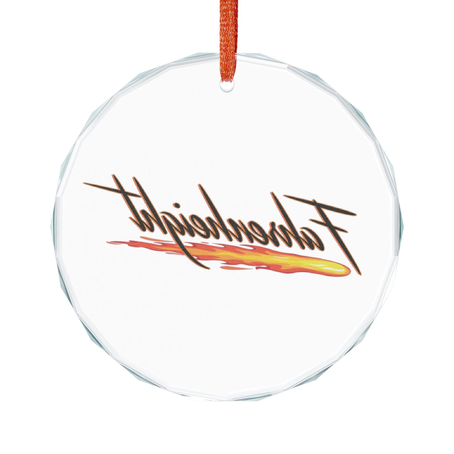Fahrenheight Glass Ornament