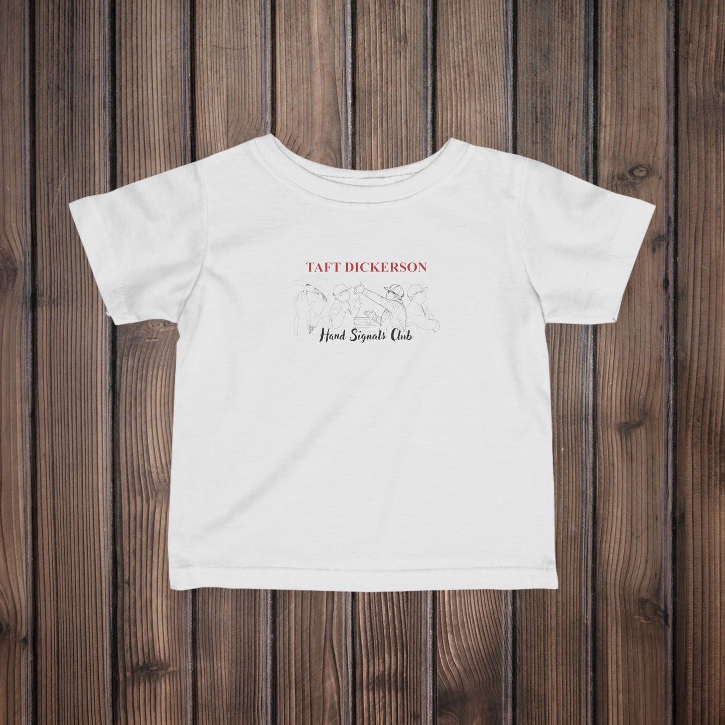 Taft Dickerson Hand Signal Club Infant Fine Jersey Tee