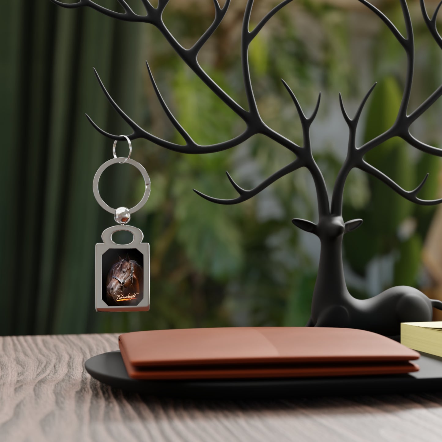 Fahrenheight Rectangle Photo Keyring