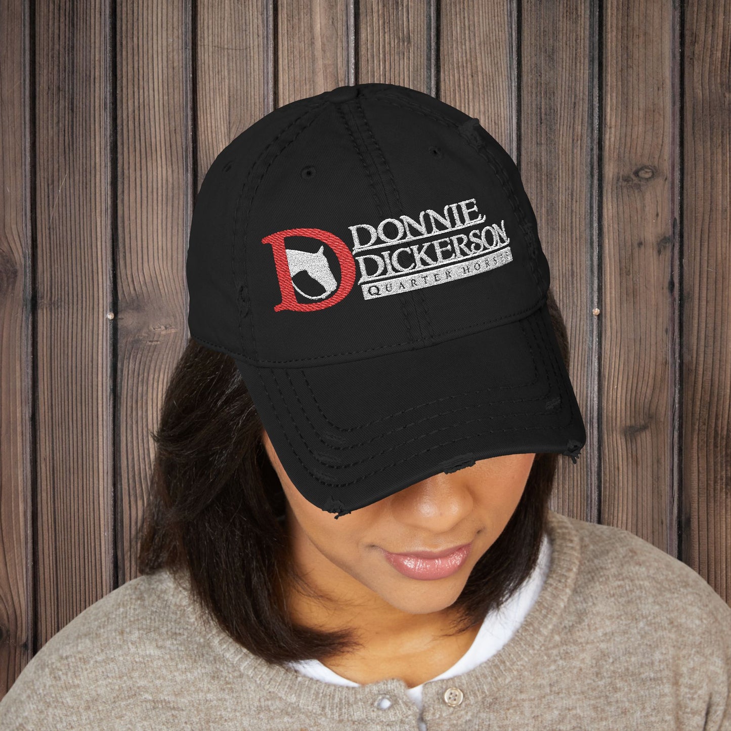Donnie Dickerson Embroidered Distressed Hat