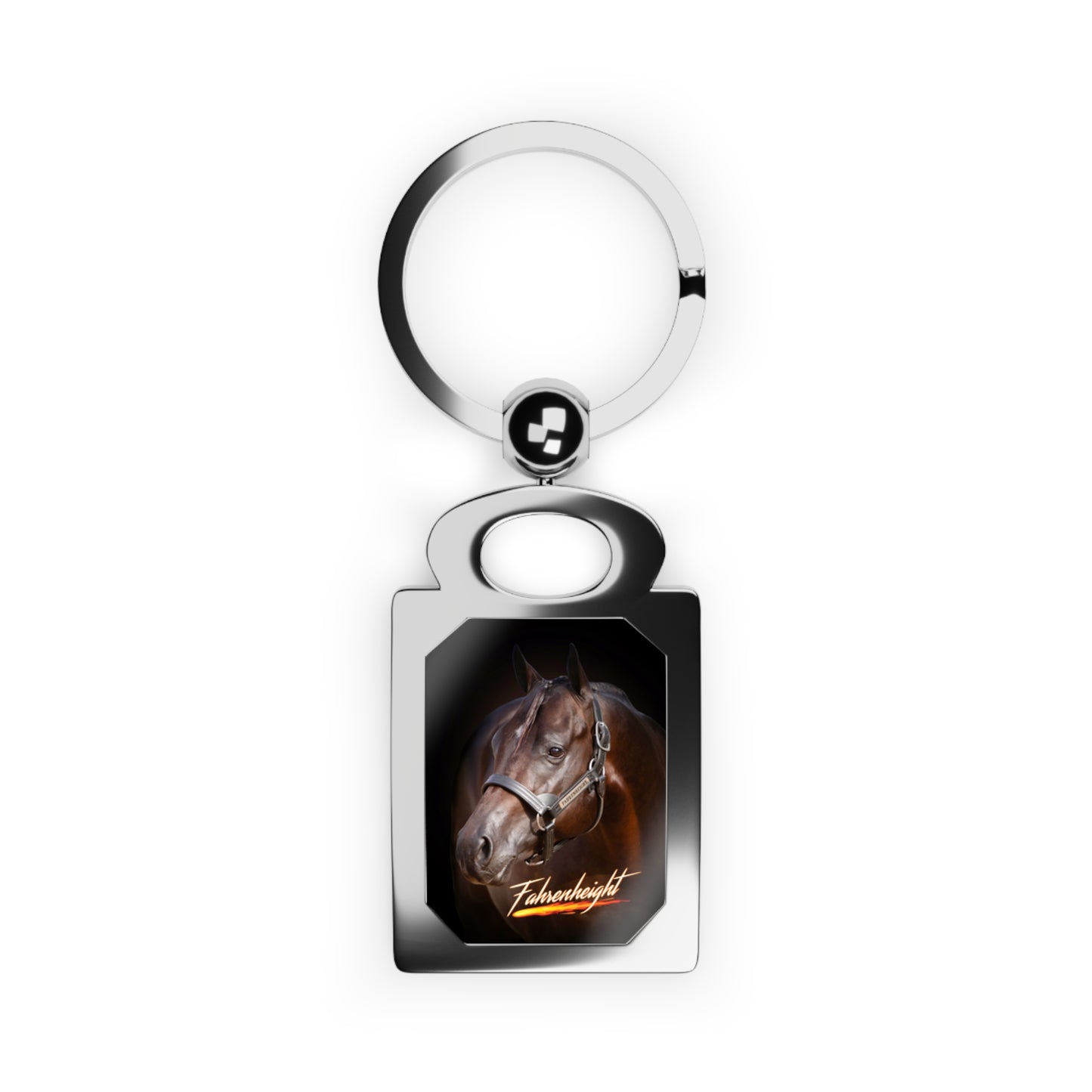 Fahrenheight Rectangle Photo Keyring