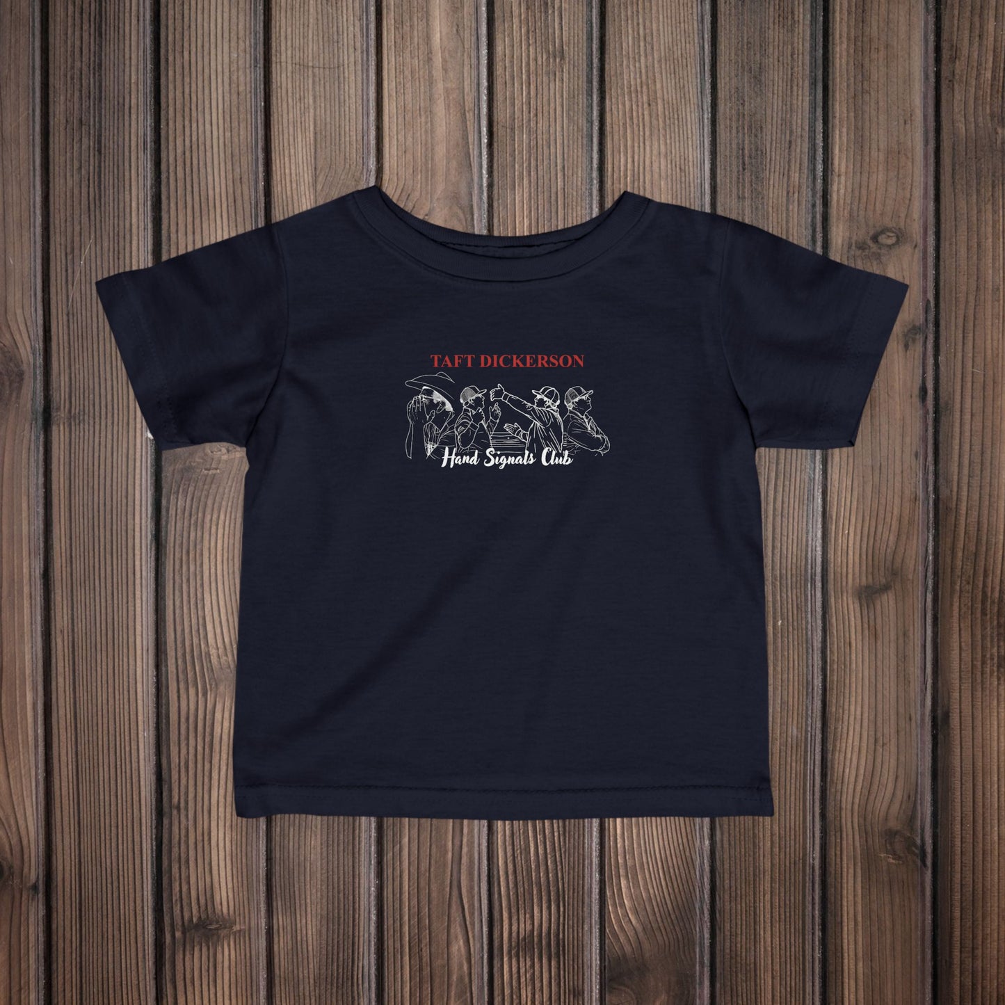 Taft Dickerson Hand Signal Club Infant Fine Jersey Tee