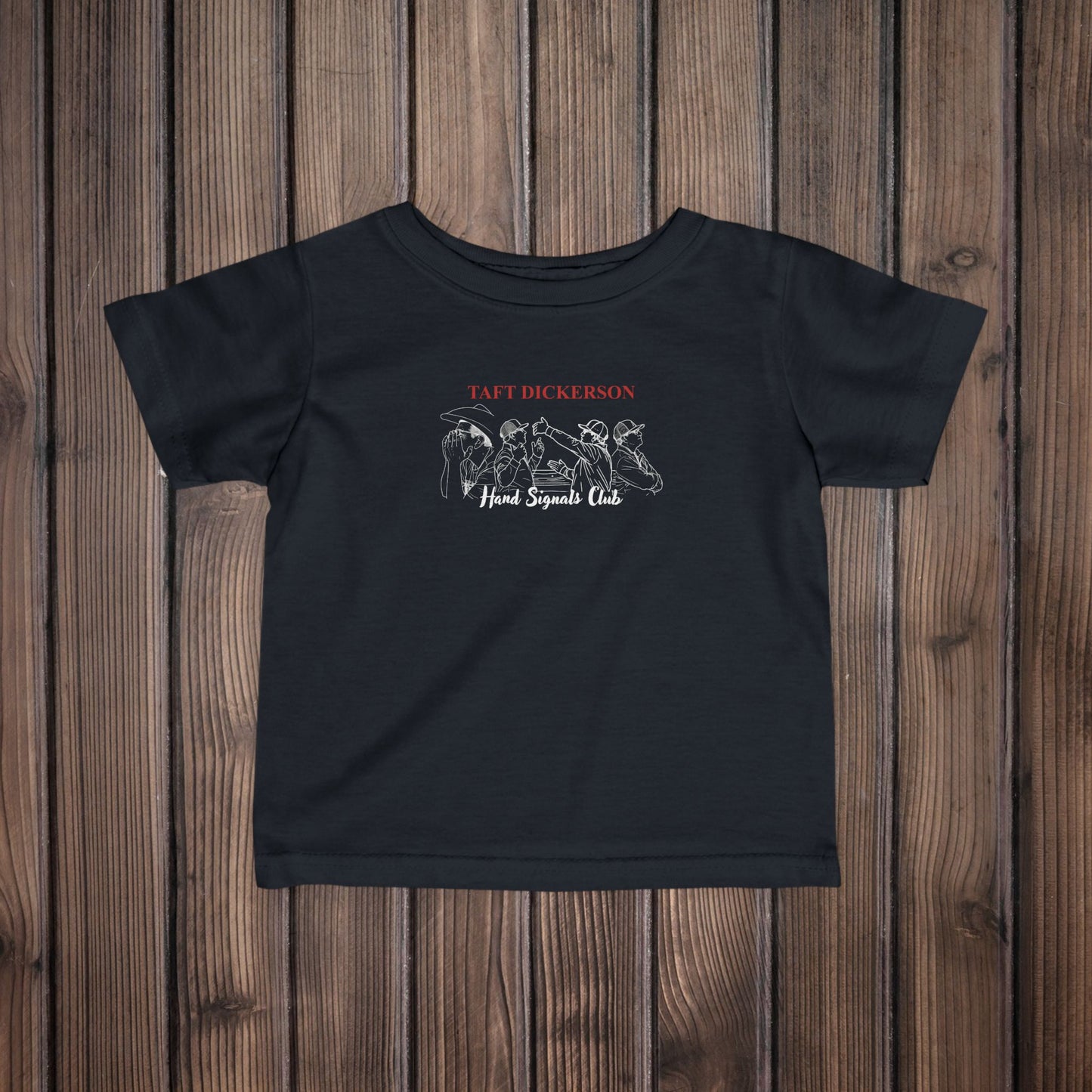 Taft Dickerson Hand Signal Club Infant Fine Jersey Tee