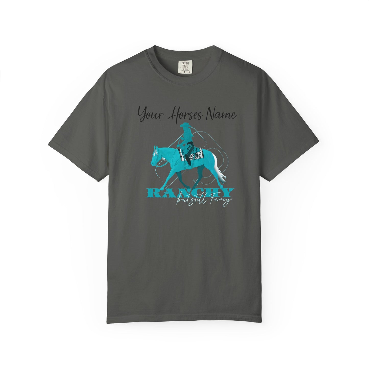 Customizable Ranchy But Fancy Unisex Garment-Dyed T-shirt