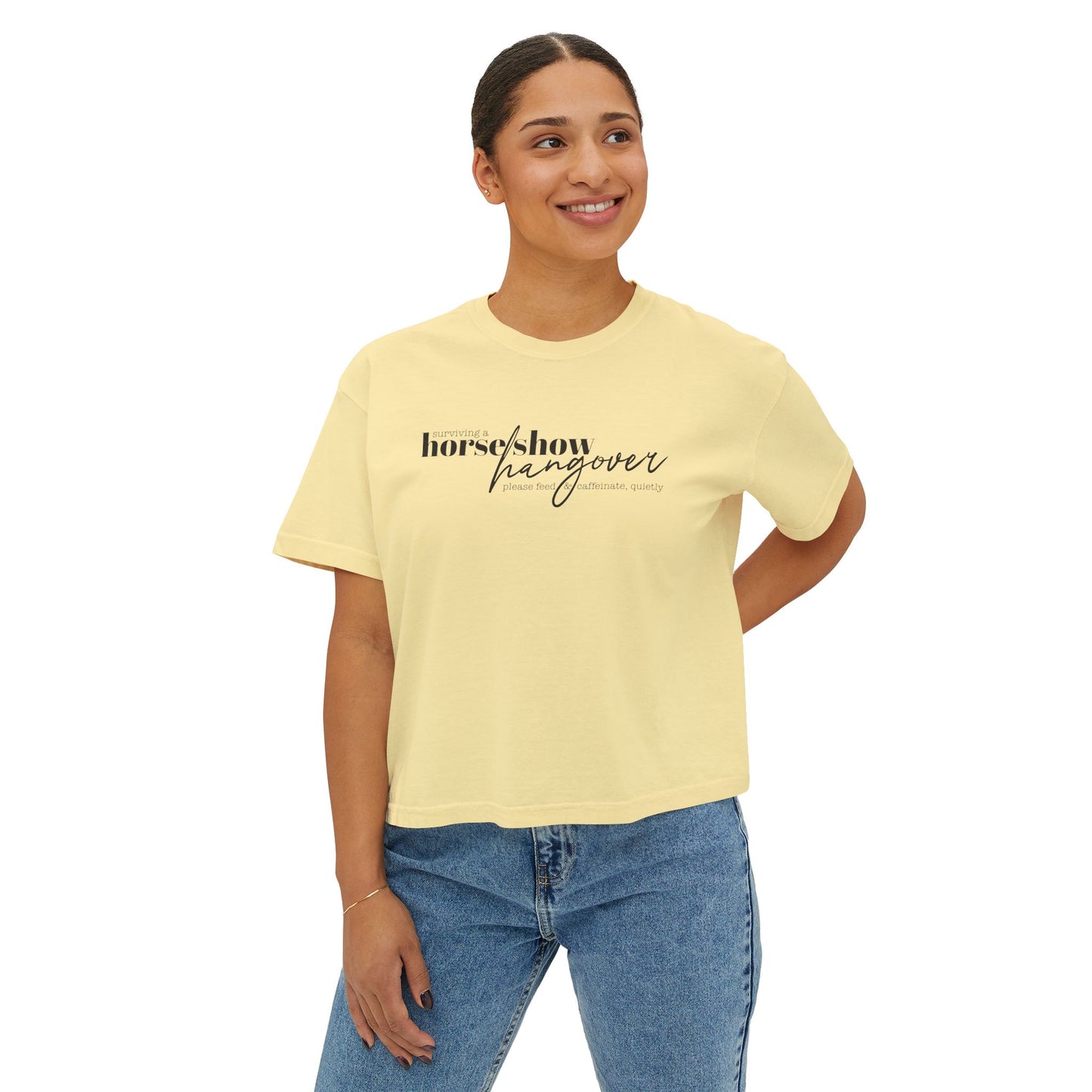 Horse Show Hangover Women's Boxy Tee