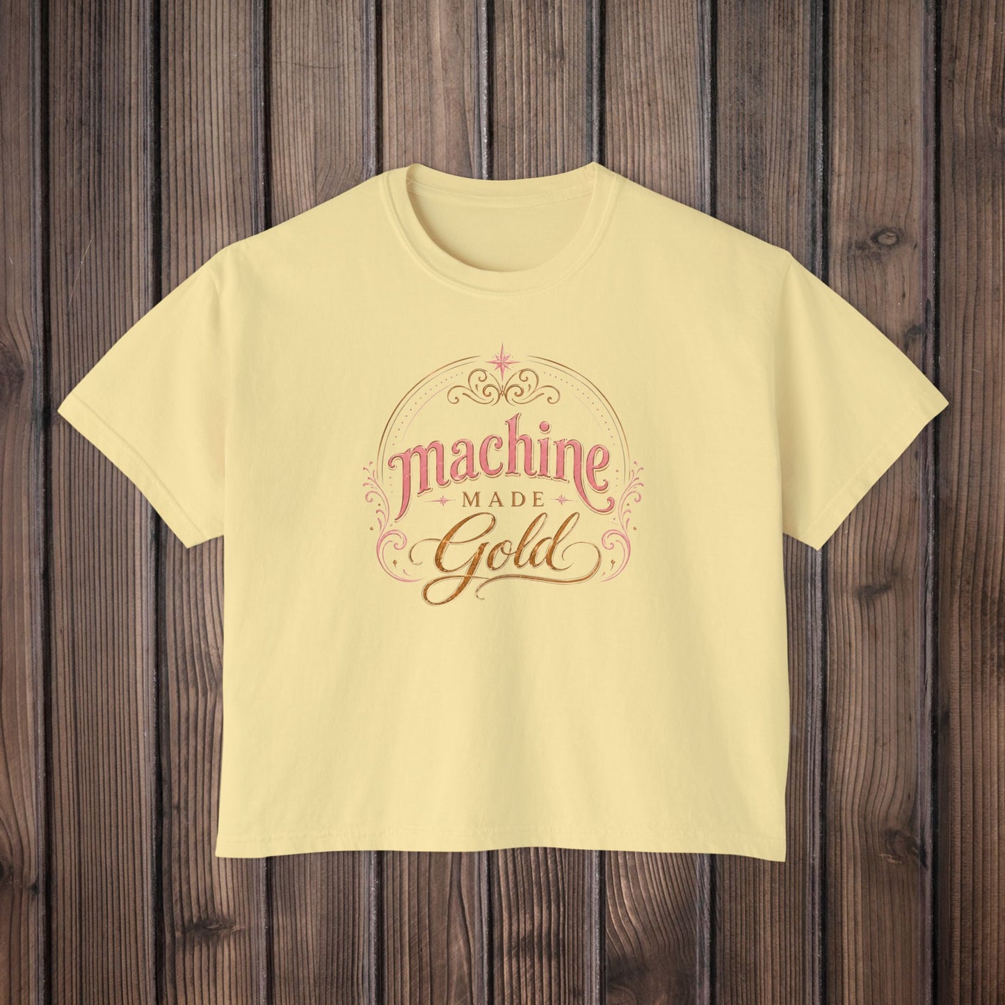 Machine Made Gold Women's Boxy Tee