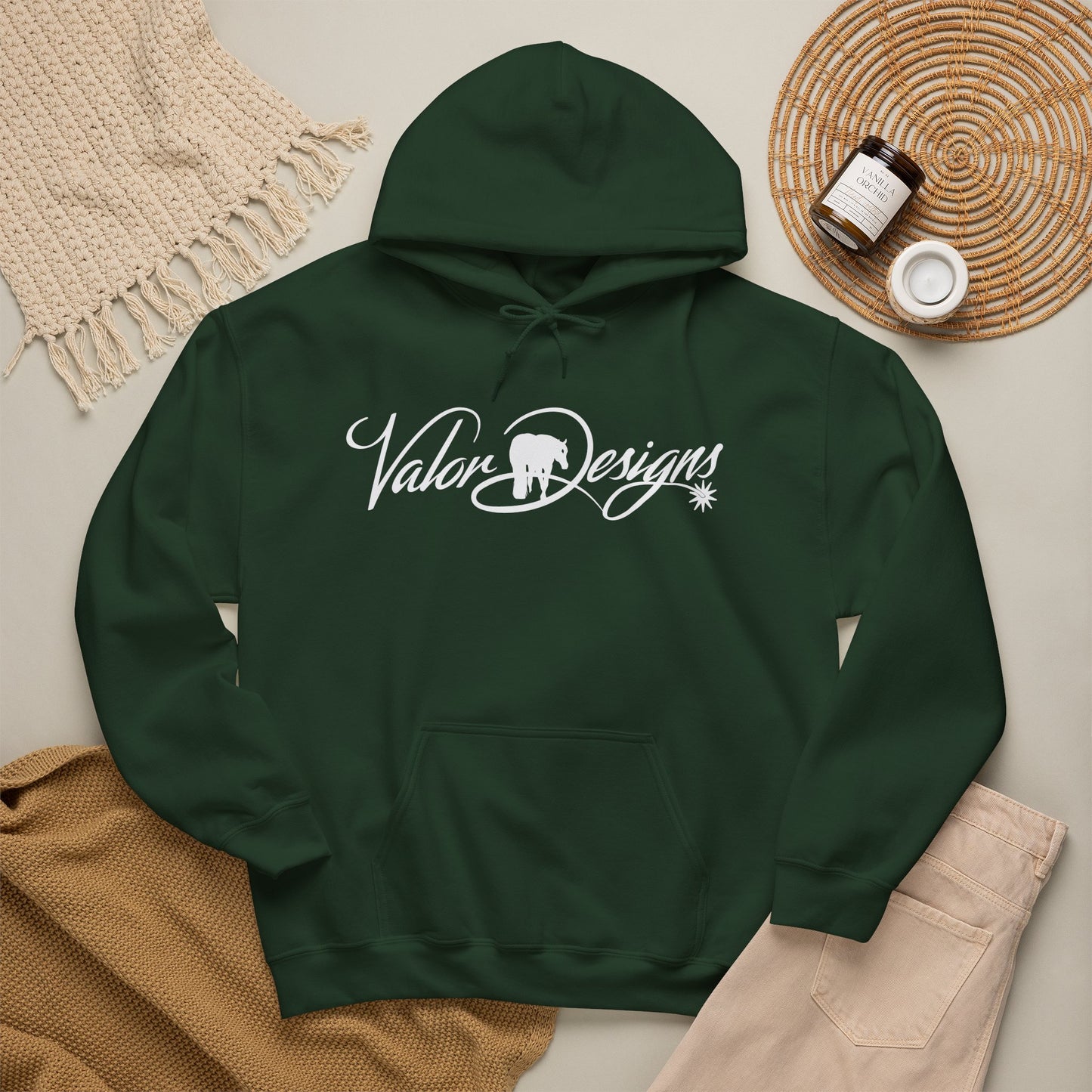 Valor Designs Logo Unisex Heavy Blend™ Hooded Sweatshirt