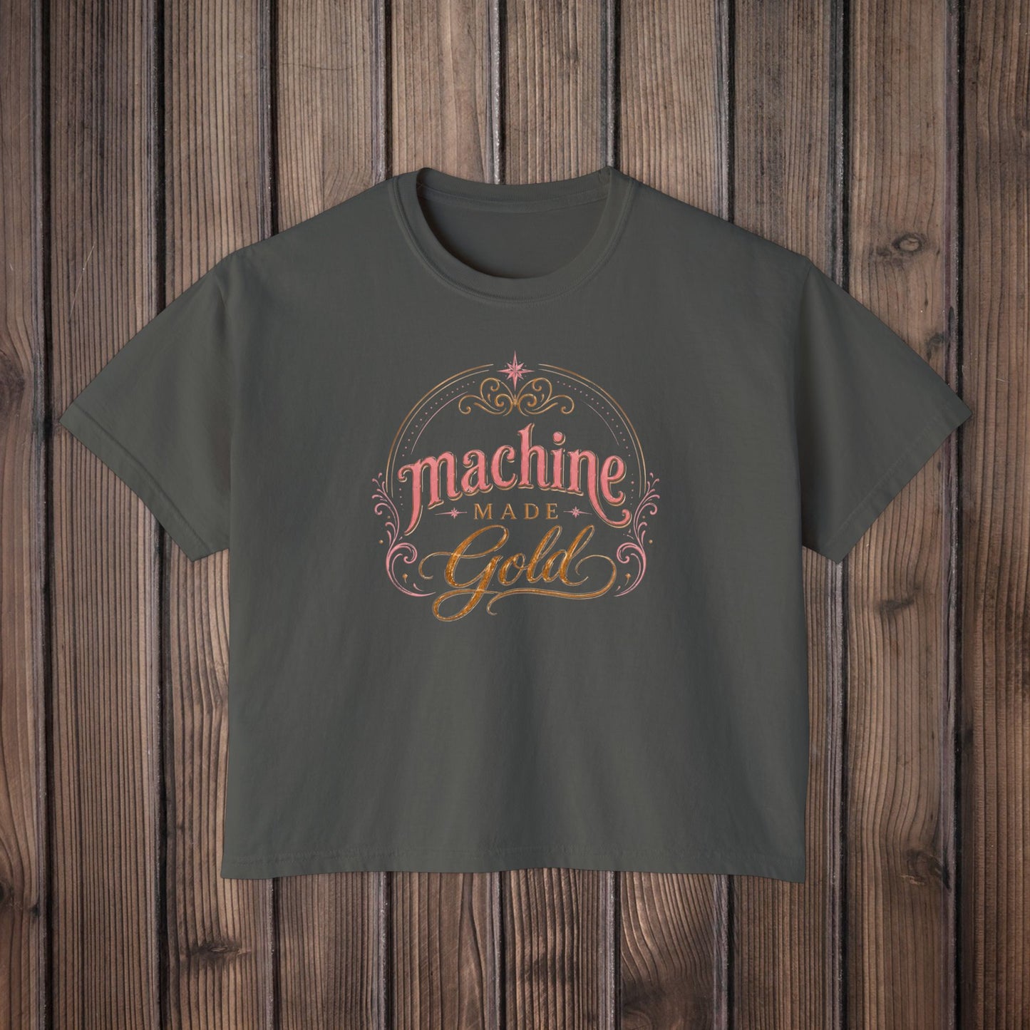 Machine Made Gold Women's Boxy Tee