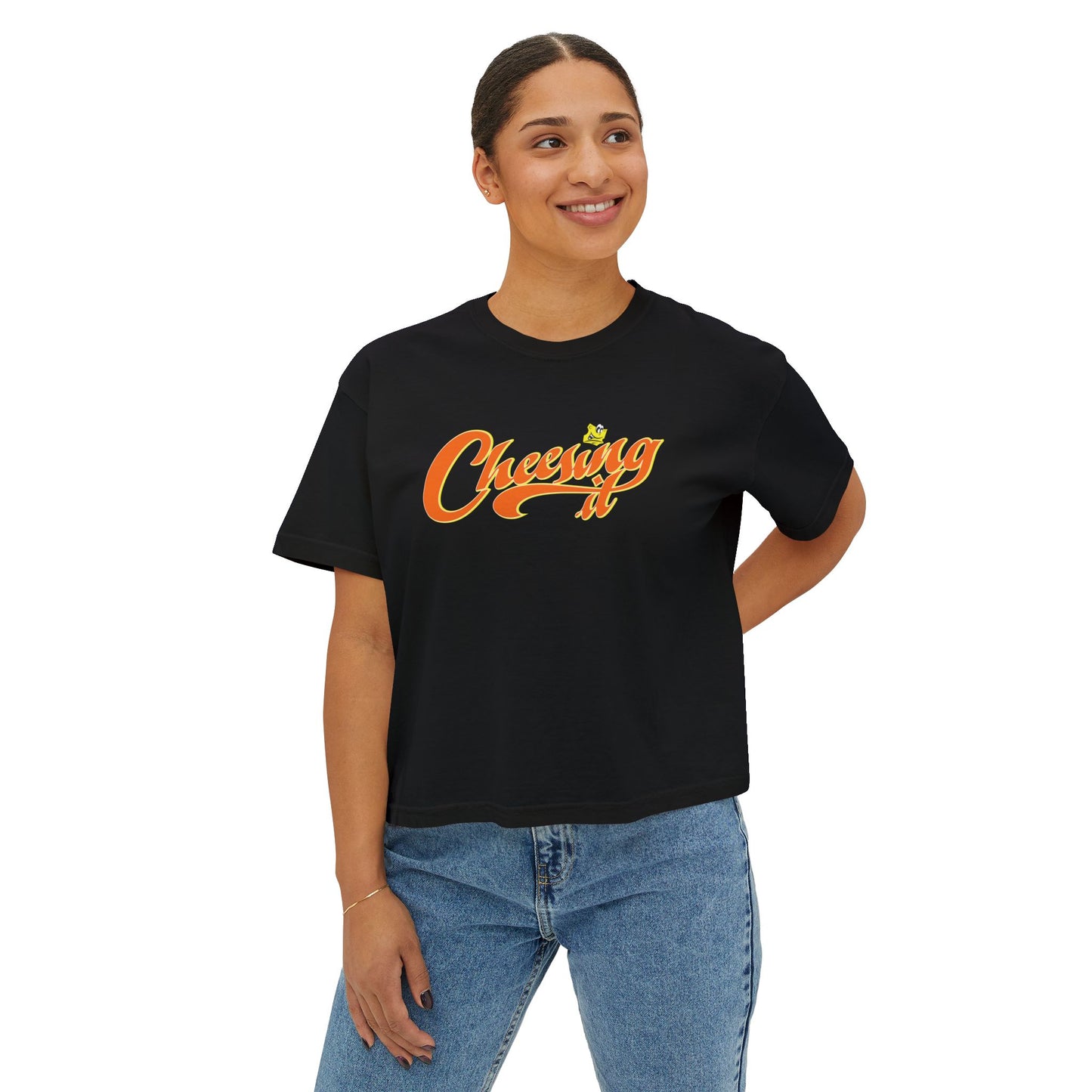 Cheesing It Women's Boxy Tee