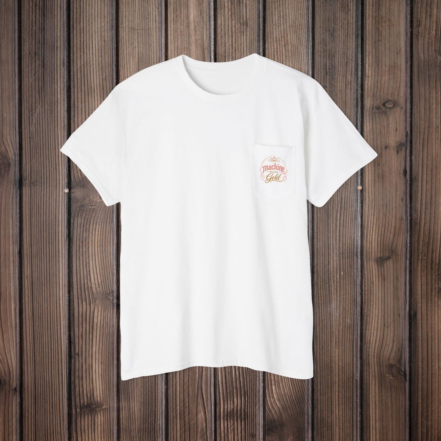 Machine Made Gold Pocket Tee