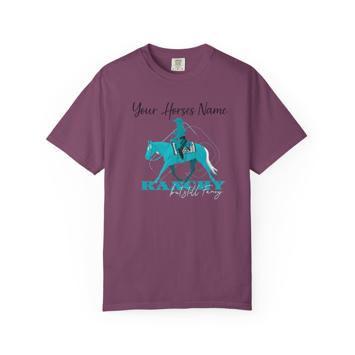 Customizable Ranchy But Fancy Unisex Garment-Dyed T-shirt