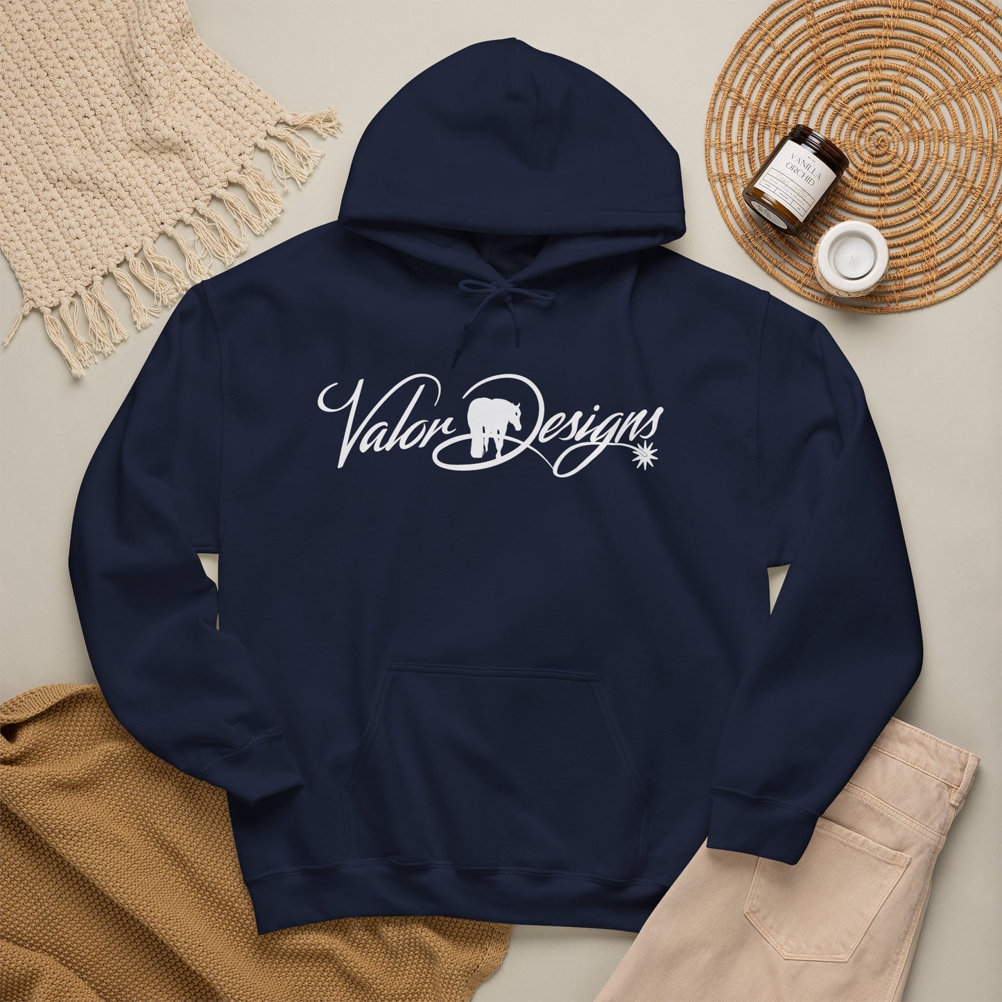 Valor Designs Logo Unisex Heavy Blend™ Hooded Sweatshirt