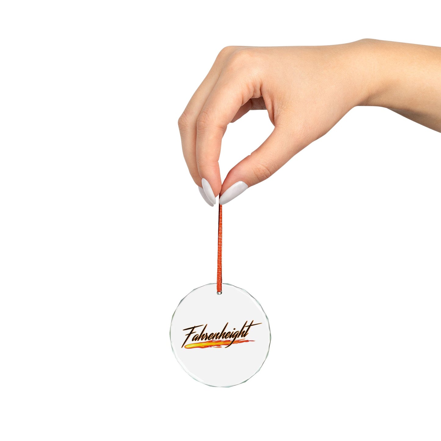 Fahrenheight Glass Ornament