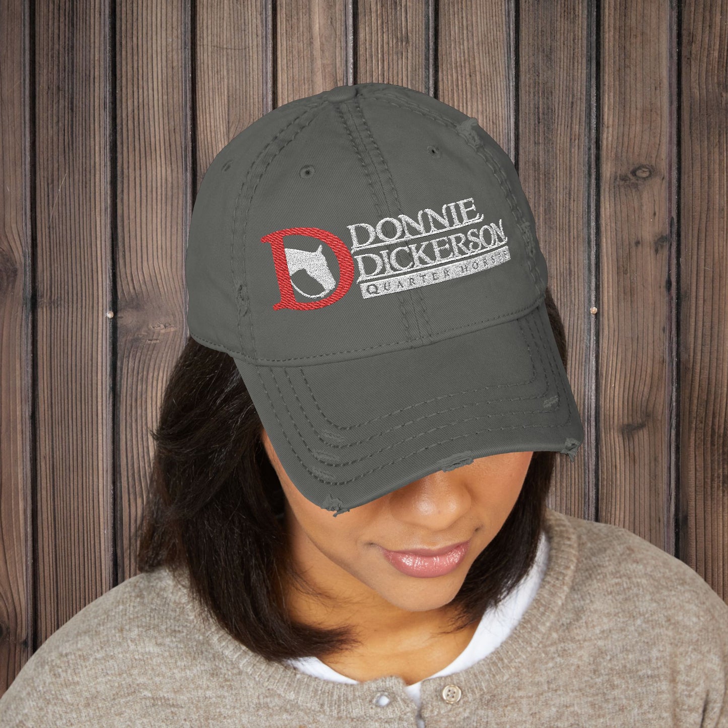 Donnie Dickerson Embroidered Distressed Hat