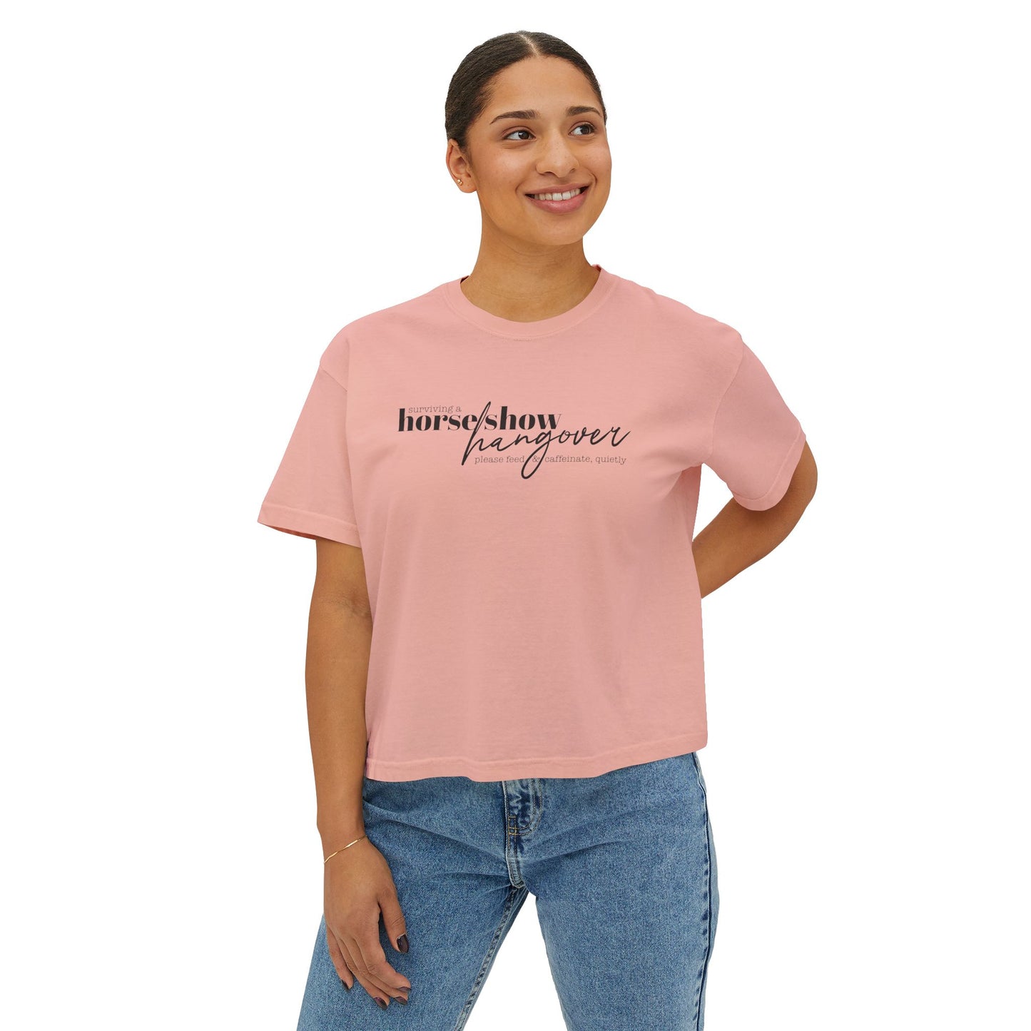 Horse Show Hangover Women's Boxy Tee