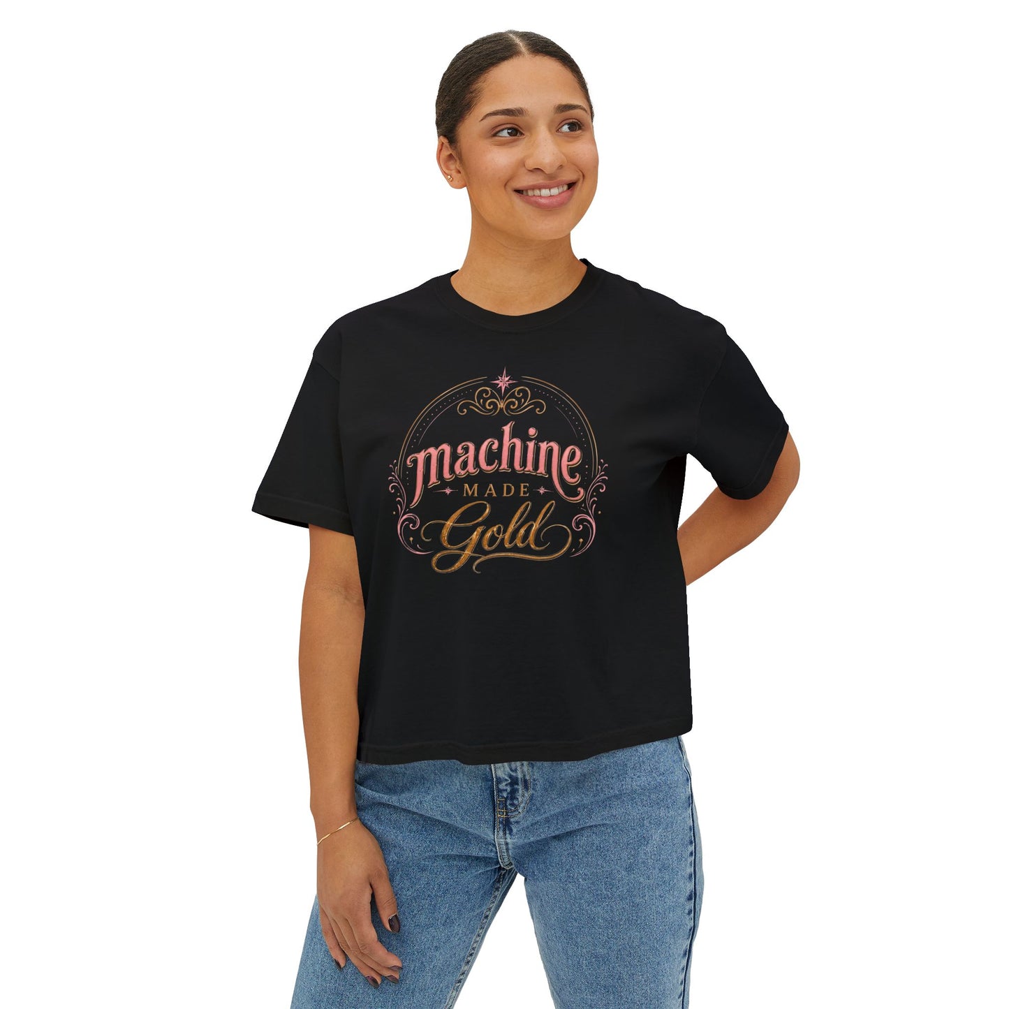 Machine Made Gold Women's Boxy Tee