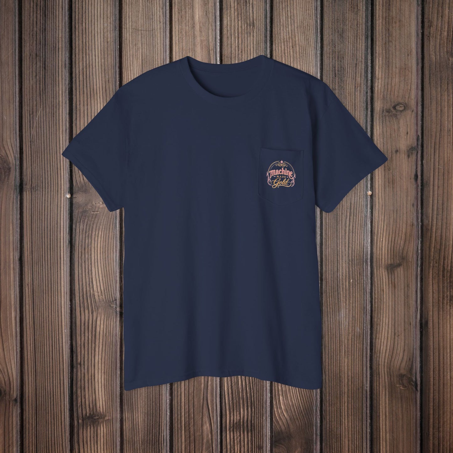 Machine Made Gold Pocket Tee