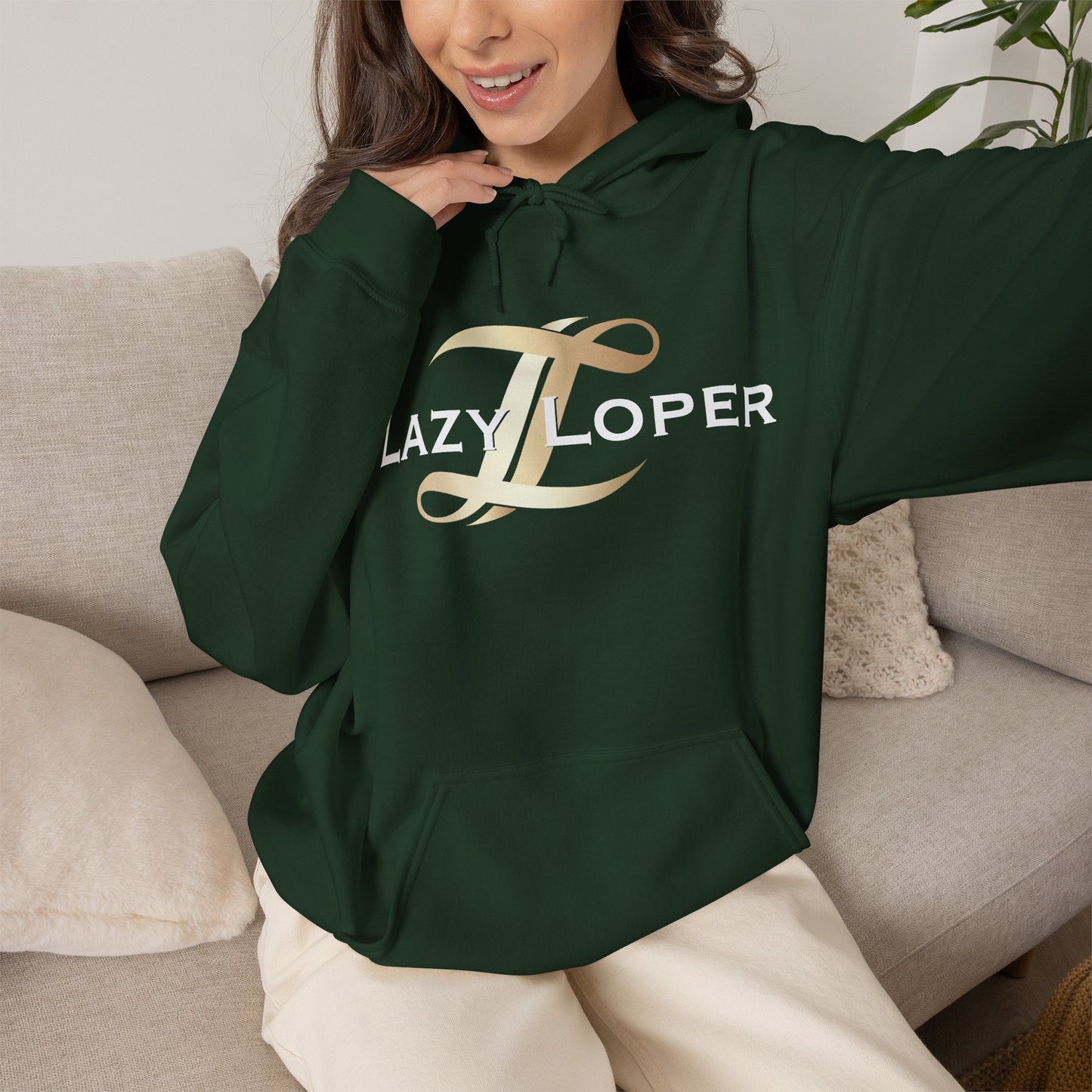 Lazy Loper Logo Unisex Heavy Blend™ Hooded Sweatshirt