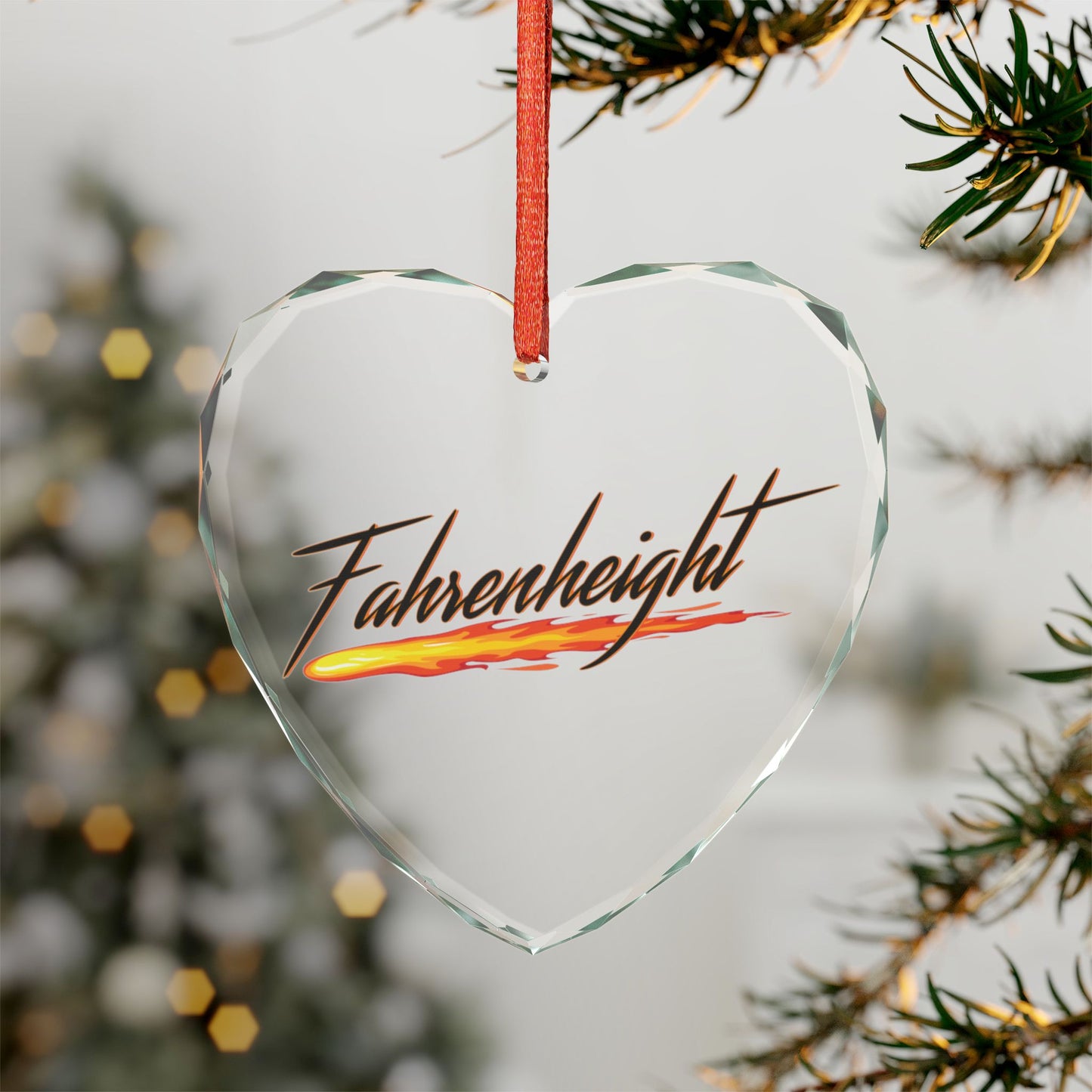 Fahrenheight Glass Ornament