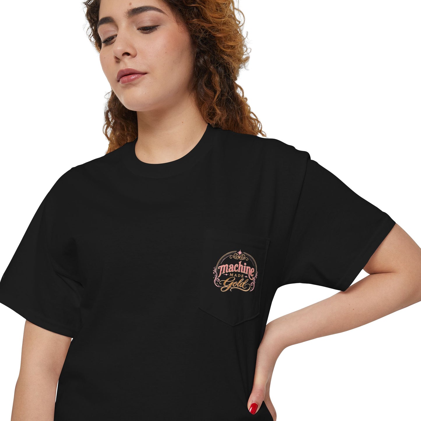 Machine Made Gold Pocket Tee
