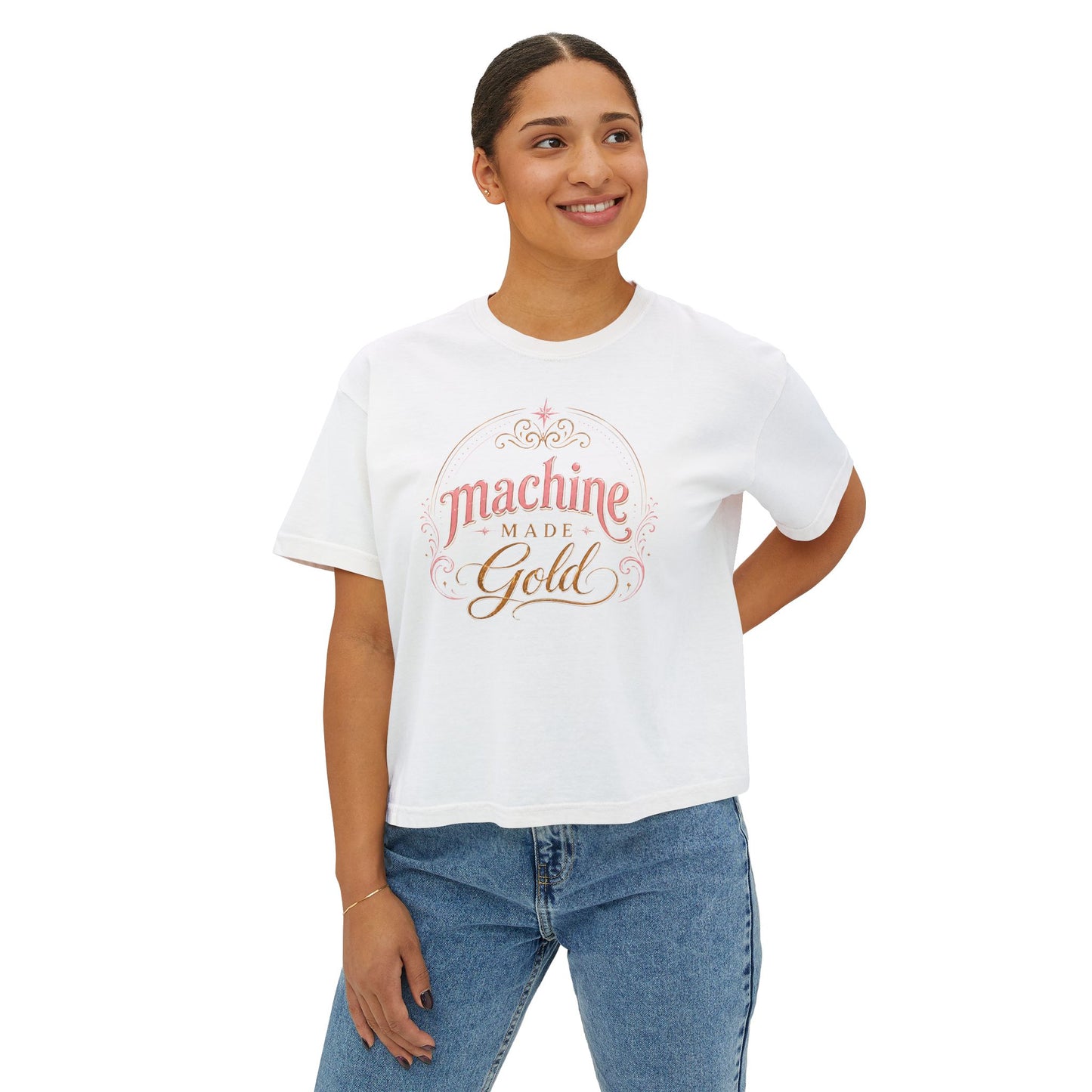 Machine Made Gold Women's Boxy Tee