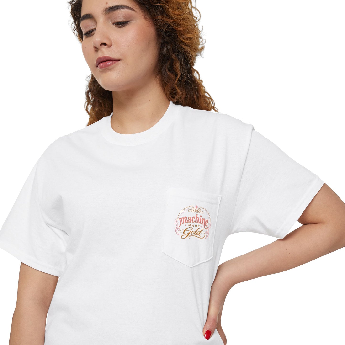 Machine Made Gold Pocket Tee