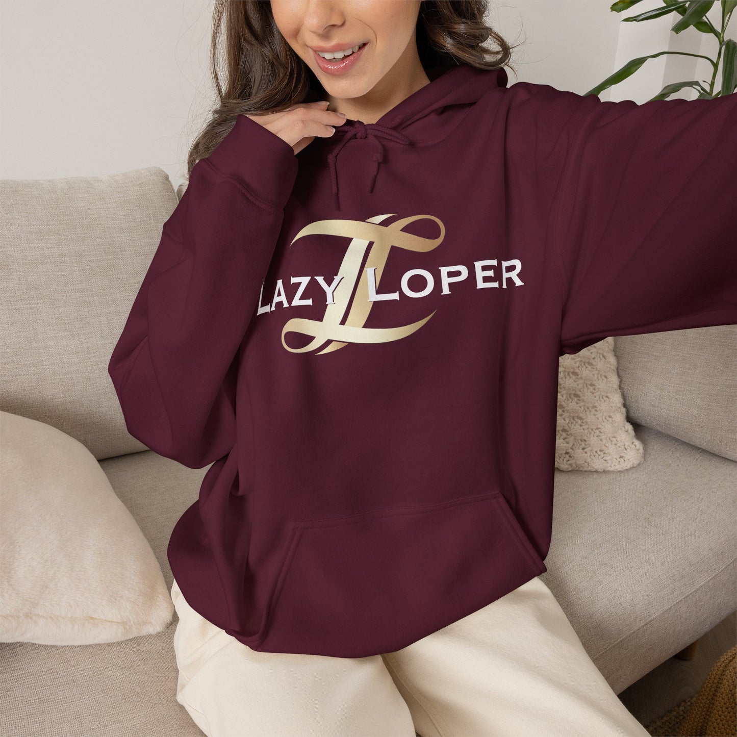 Lazy Loper Logo Unisex Heavy Blend™ Hooded Sweatshirt