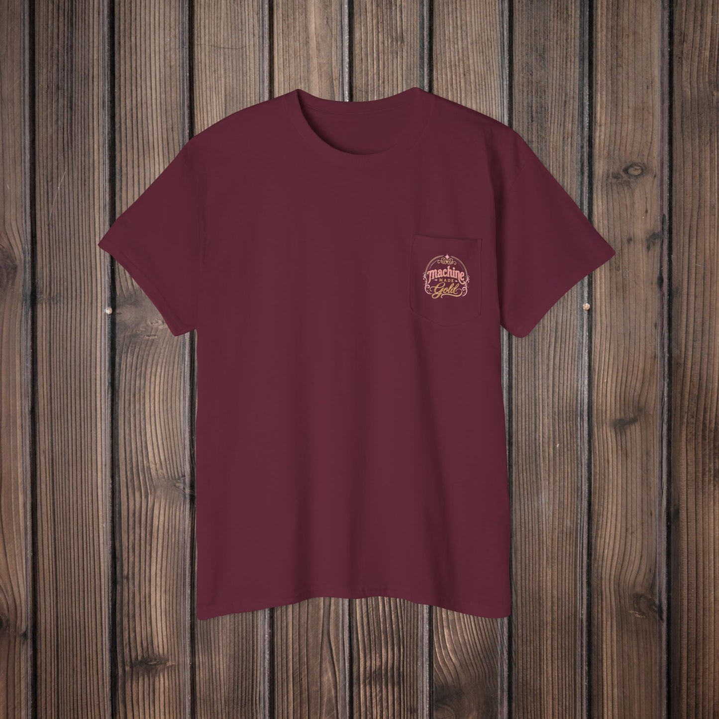 Machine Made Gold Pocket Tee