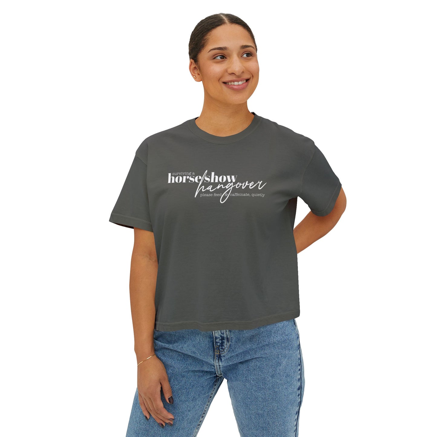 Horse Show Hangover Women's Boxy Tee
