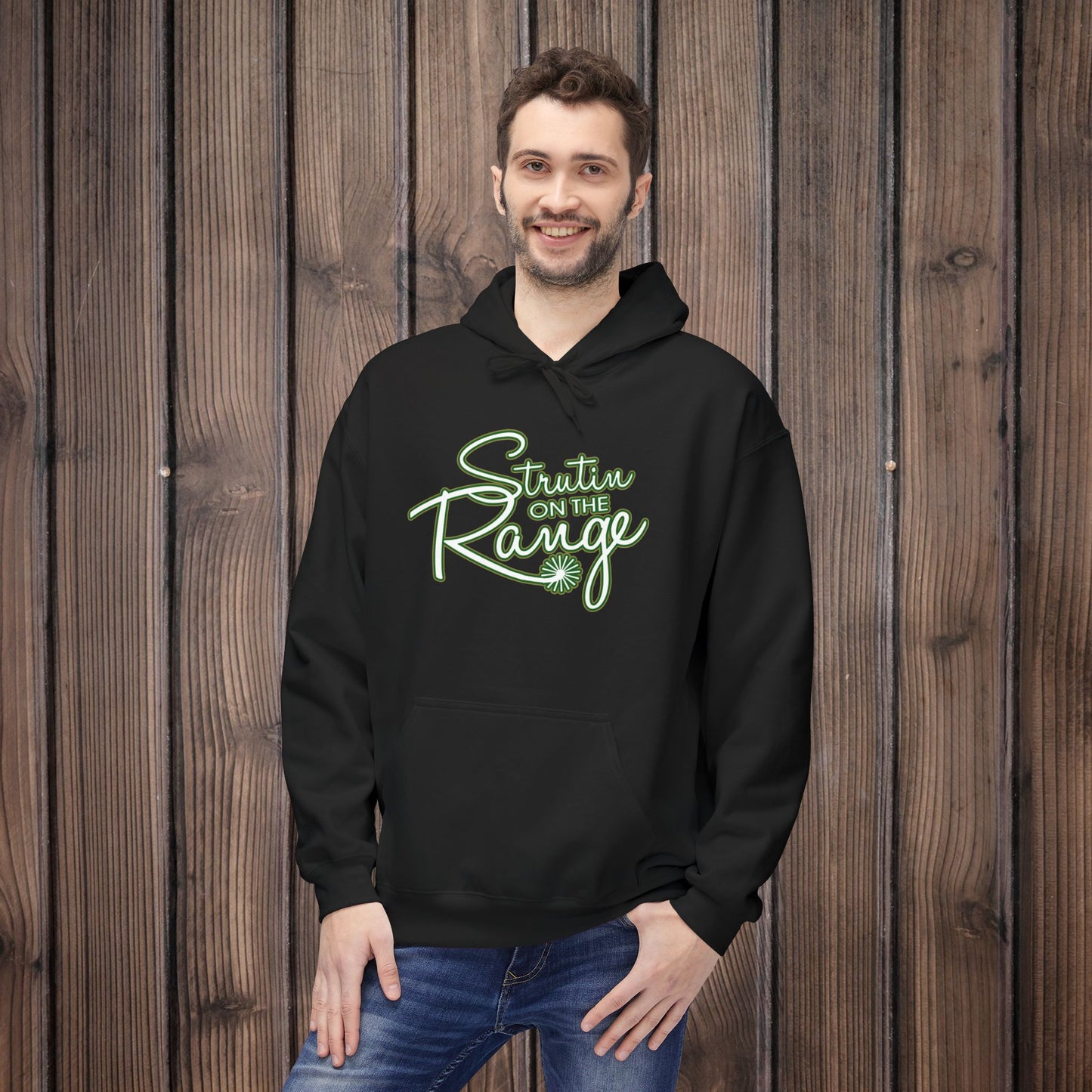 Stuttin on The Range Midweight Hoodie