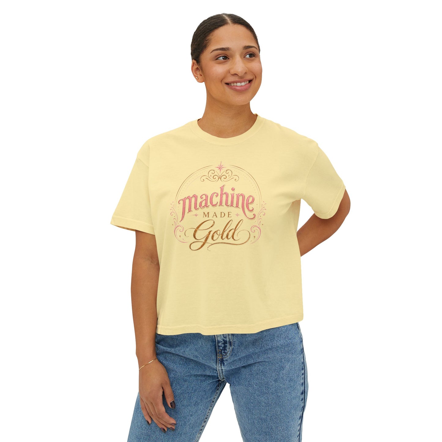 Machine Made Gold Women's Boxy Tee