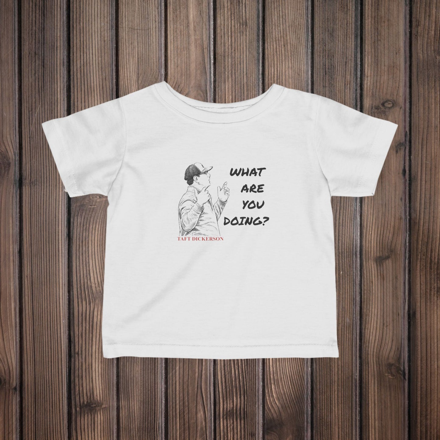 Infant What Are You Doing Jersey Tee