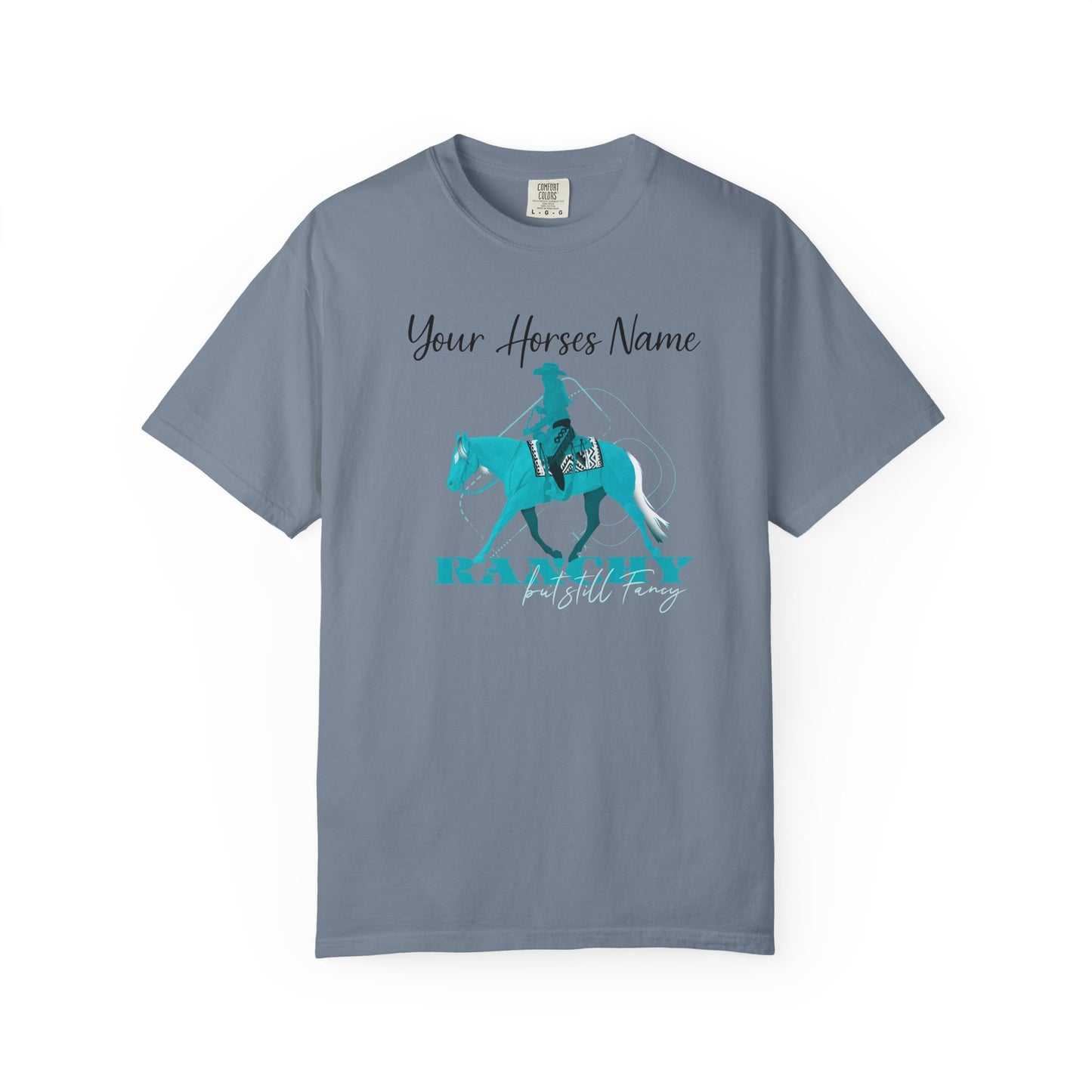 Customizable Ranchy But Fancy Unisex Garment-Dyed T-shirt