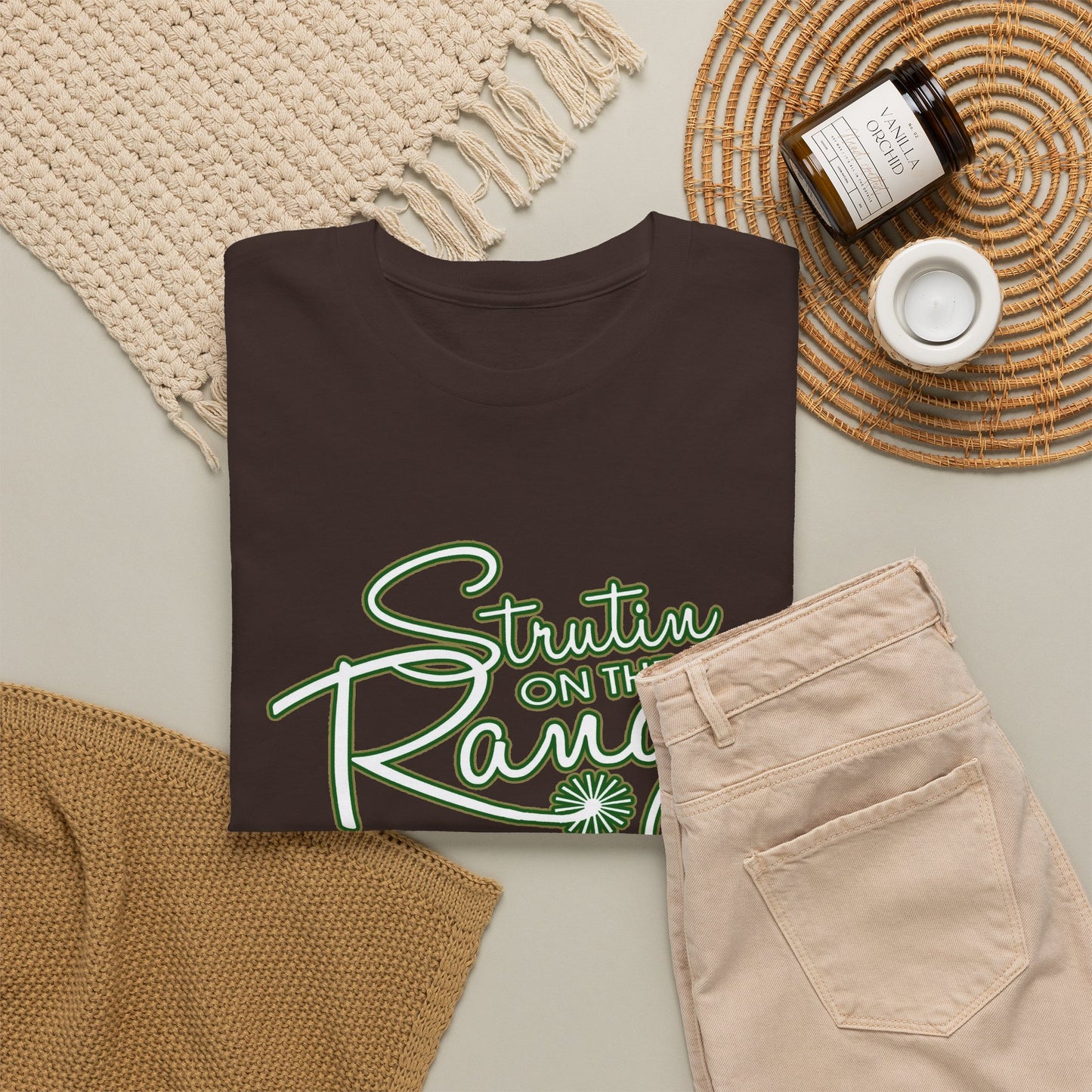 Strutin on The Range Unisex Heavy Cotton Tee